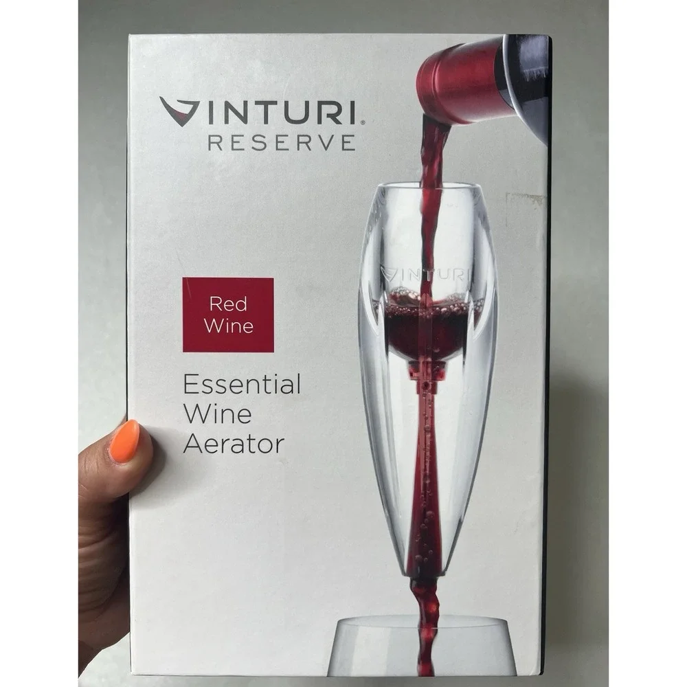 Vinturi Reserve Red Wine Aerator Tower Set Wine Home Party Event Accessory